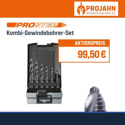 News - Projahn - Frühjahr-Sommer 2026 - Prostep-Gewindebohrer-Set - 91028