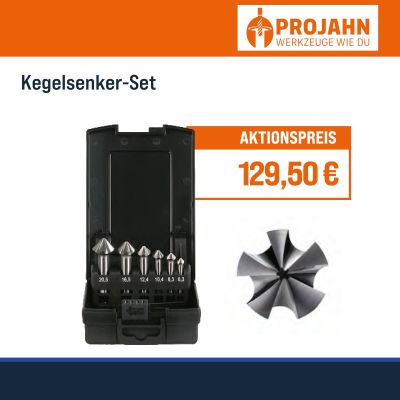 News - Projahn - Frühjahr-Sommer 2026 - Kegelsenker-Set - 36105