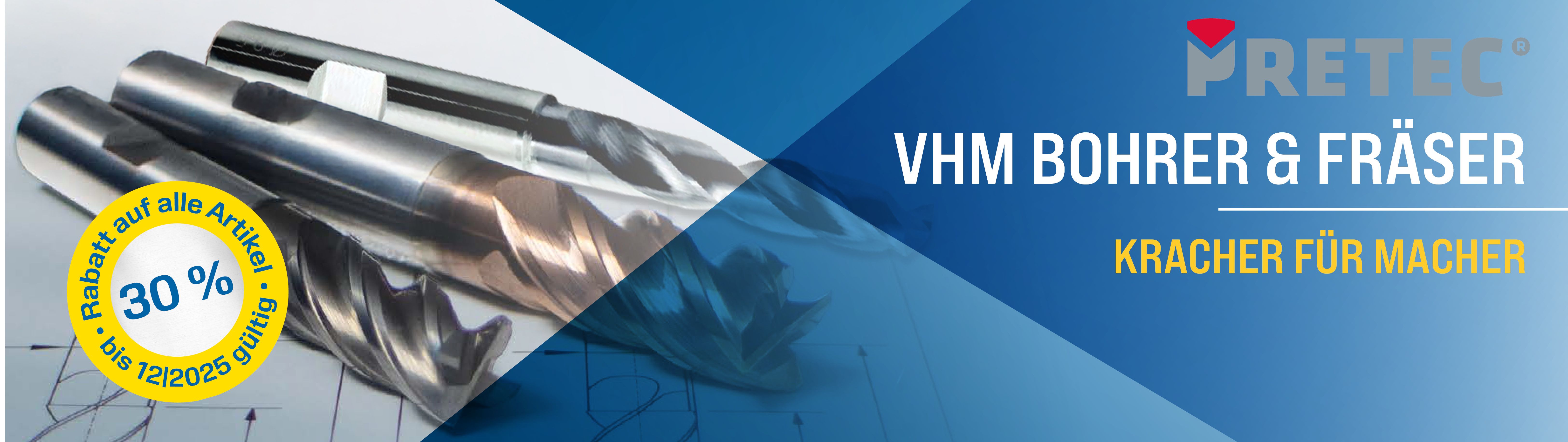Header-Bild | Aktuelles | Kracher für Macher - VHM Pretec | HENKA