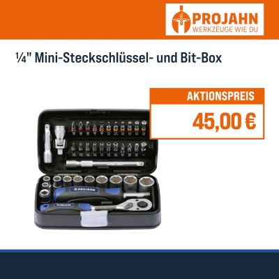 News - Projahn - Frühjahr-Sommer 2026 - Mini-Steckschlüssel-Bit-box - 394072