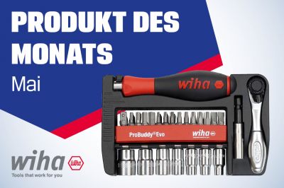 Aktuelles - Produkt des Monats Mai - Bit-Ratschen-Satz ProBuddy® Evo von Wiha - HENKA