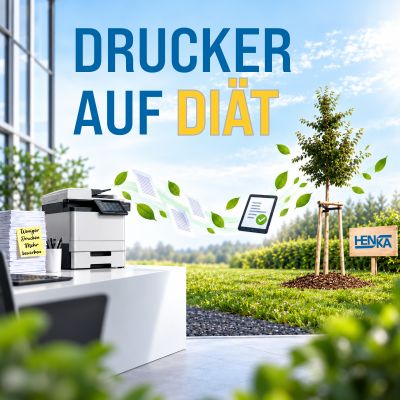 Drucker-Diät - Nachhaltigkeit bei HENKA