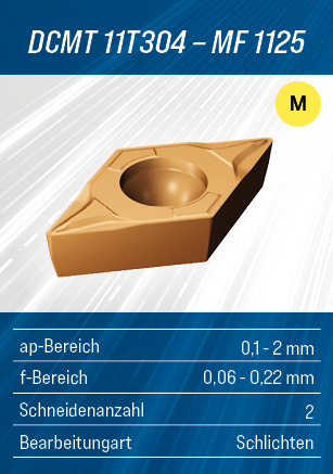 Fast & Precise Aktion - Wendeschneidplatte von SANDVIK Coromant - DCMT11T304MF1125