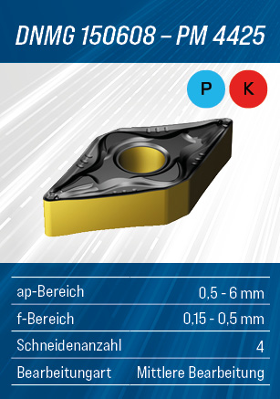 Fast & Precise Aktion - Wendeschneidplatte von SANDVIK Coromant - DNMG150608PM4425