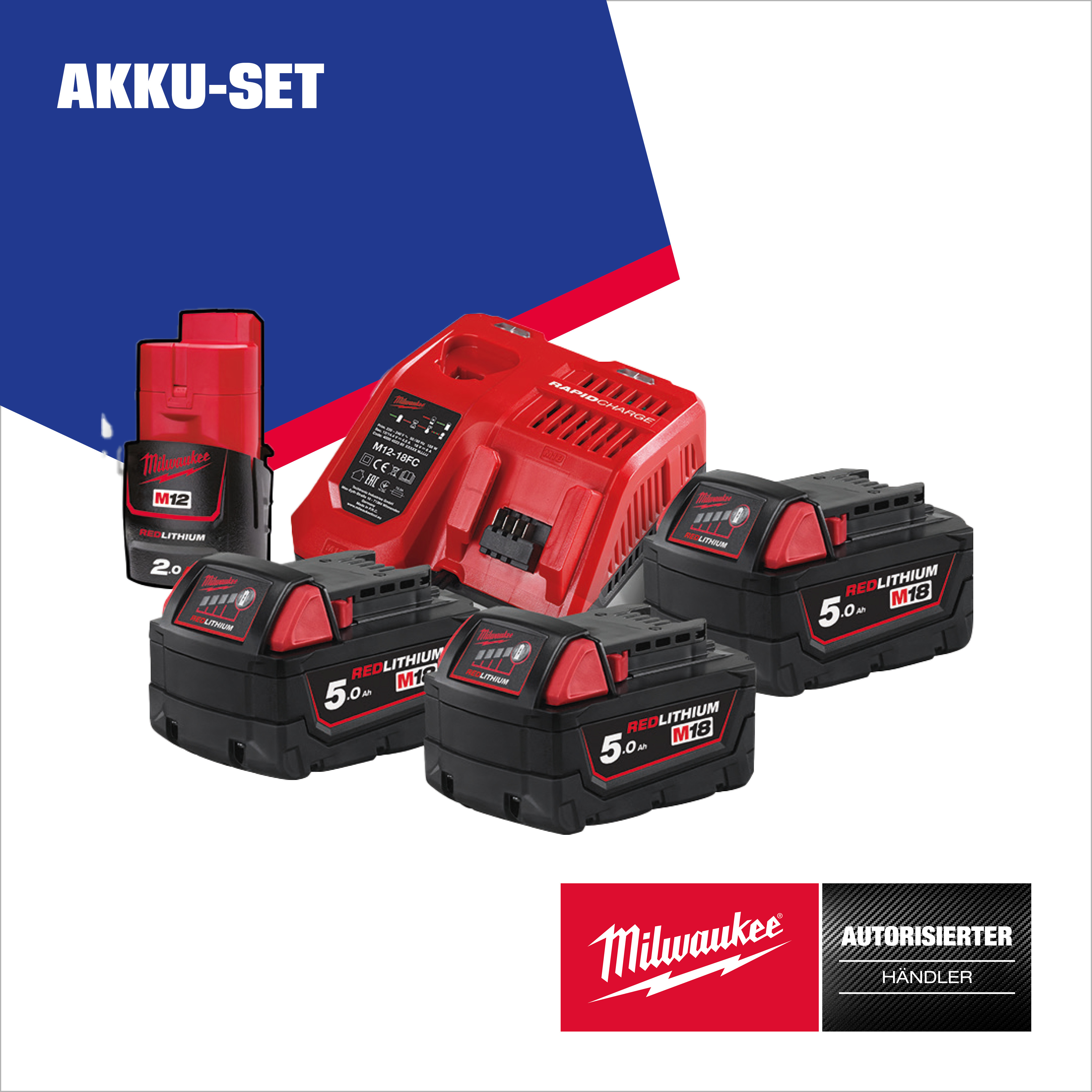 Akku-Set MILWAUKEE
