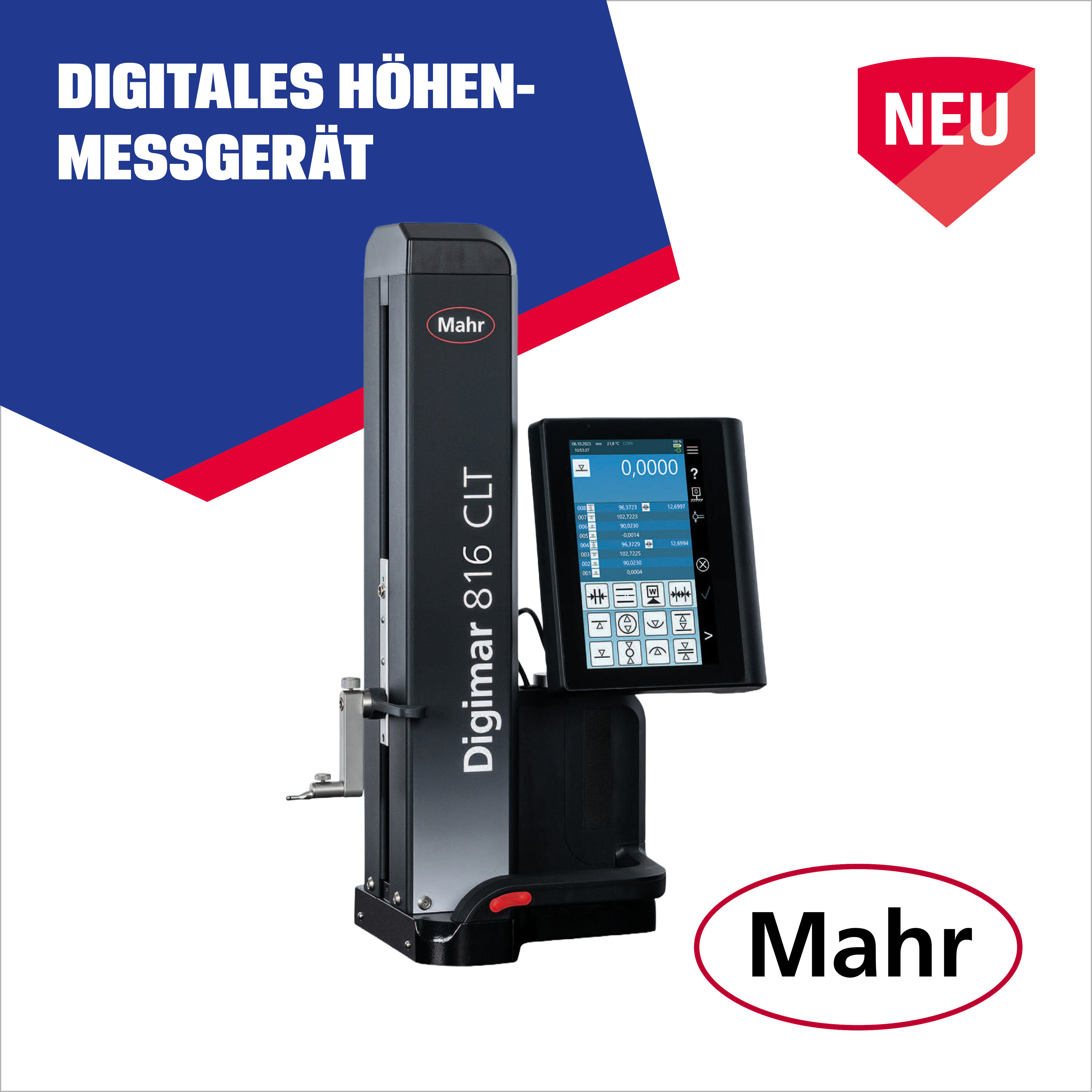 Aktuelles - Katalog PRECITOOL Werkzeuge 2026 | 27 - Messtechnik - Digital-Höhenmessgerät - MAHR - 325558