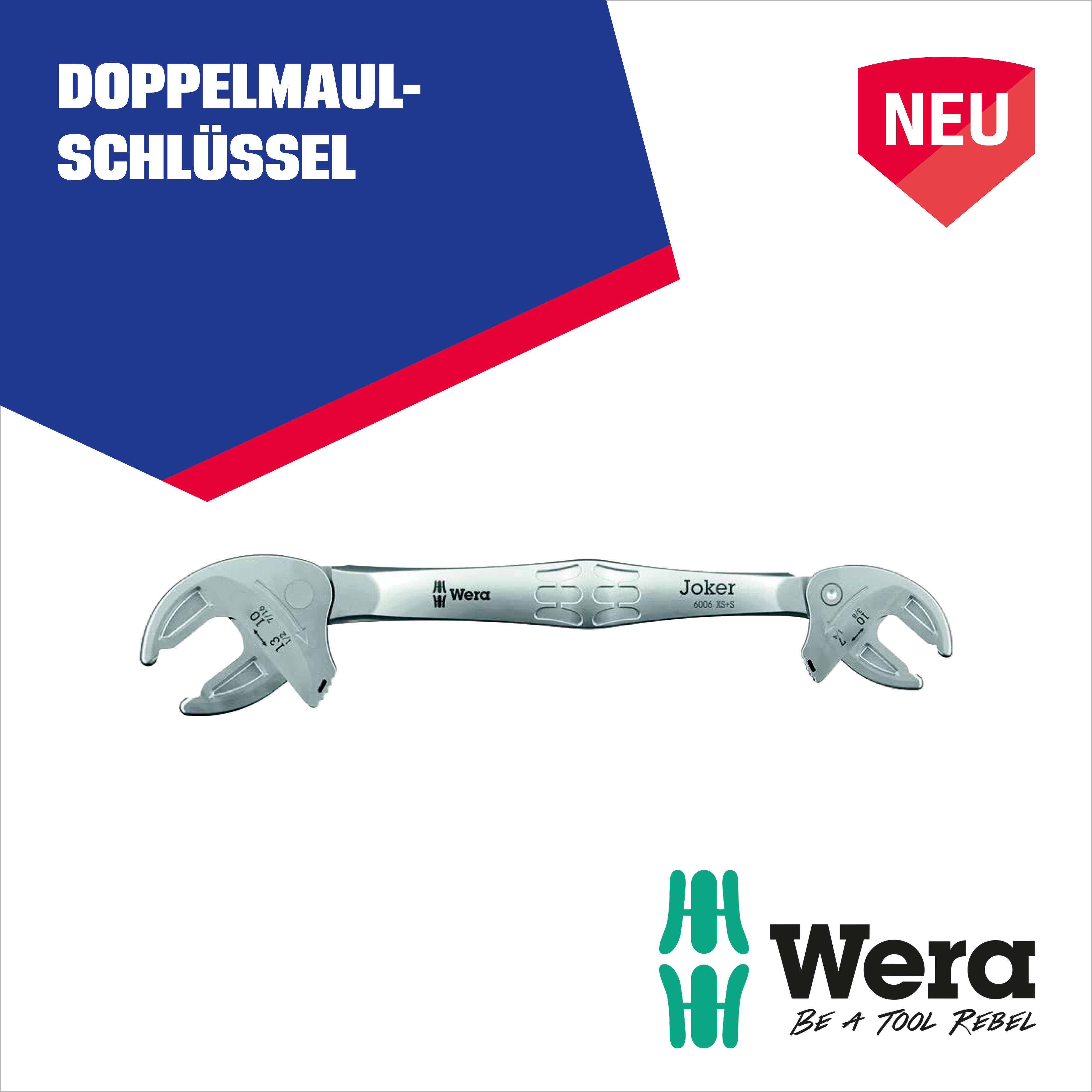 Aktuelles - Katalog PRECITOOL Werkzeuge 2026 | 27 - Handwerkzeuge - Doppelmaulschlüssel - WERA - 5014860010