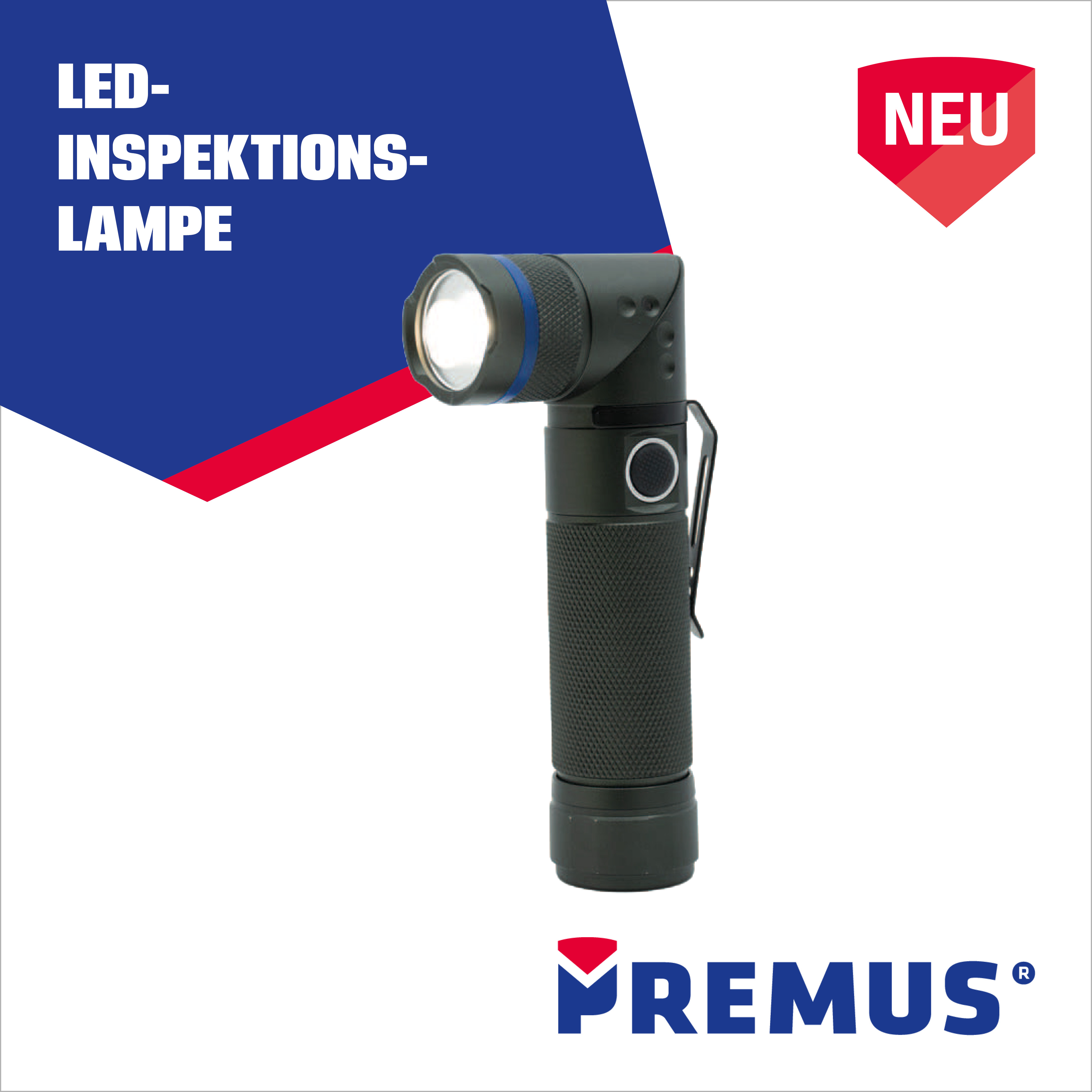 Aktuelles - Katalog PRECITOOL Werkzeuge 2026 | 27 - Industriebedarf - LED-Inspektionslampe - PREMUS - 6117900060