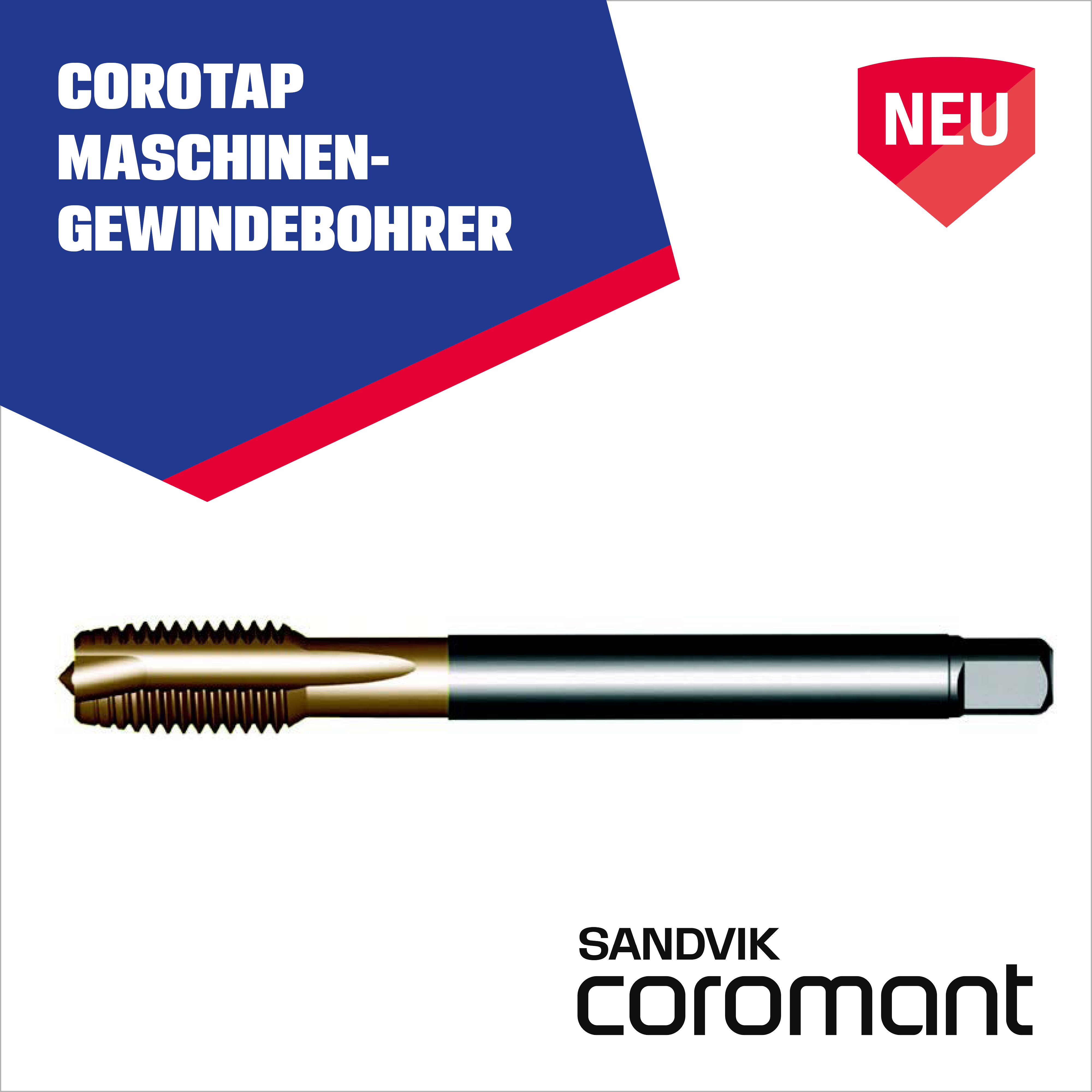 Aktuelles - Katalog PRECITOOL Werkzeuge 2026 | 27 - Werkzeuge - CoroTap Maschinengewindebohrer - SANDVIK Coromant
