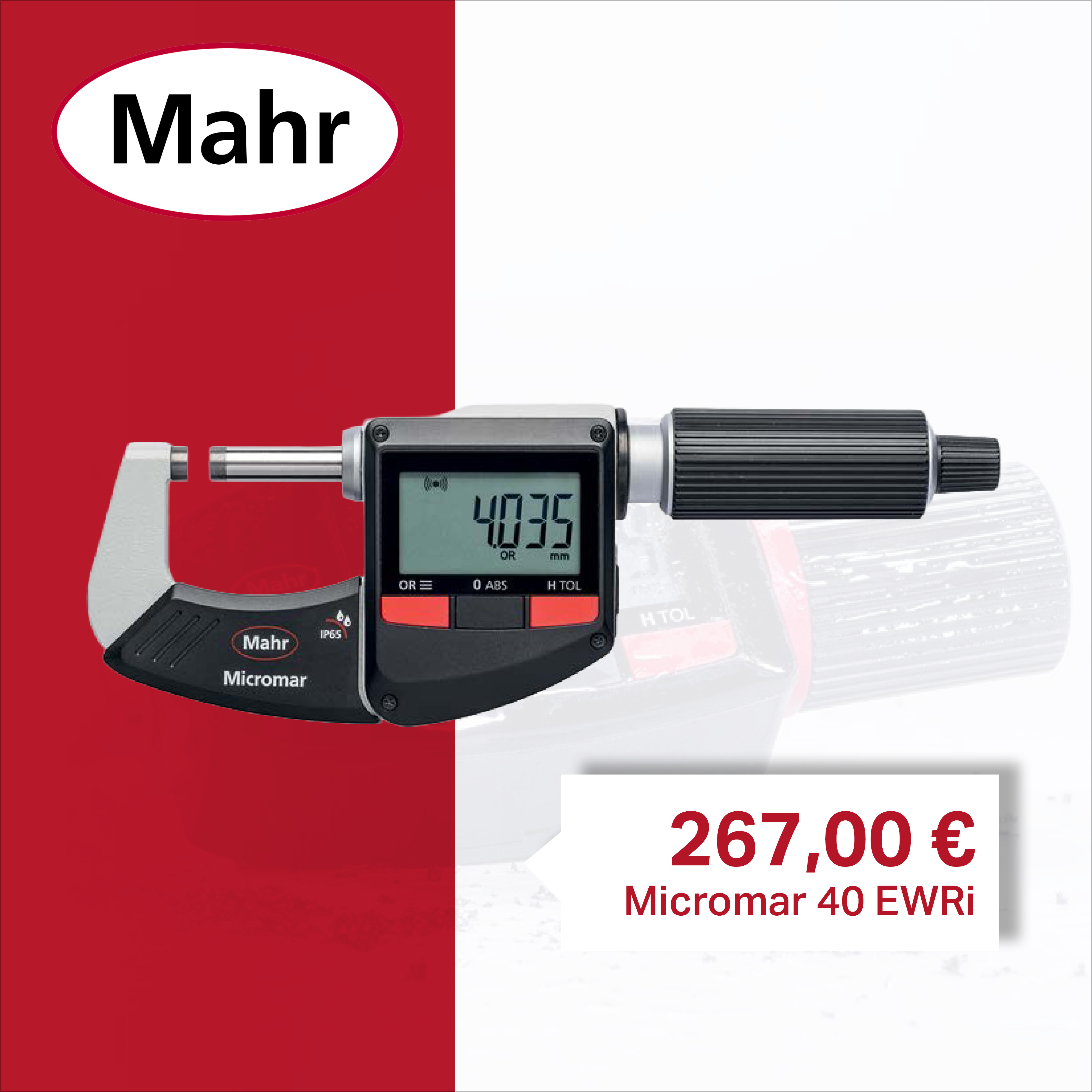 News - Mahrlights - 4157100 - Bügelmessschraube - HENKA